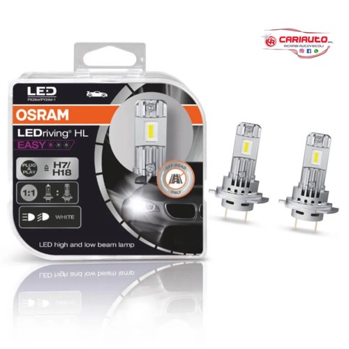 Coppia lampade led osram - h7,